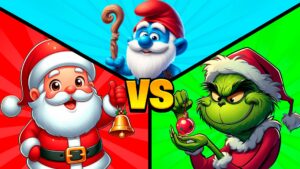 【注目の島】SANTA VS GRINCH VS PAPA SMURF ⭐