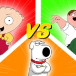 【注目の島】✔️ STEWIE VS PETER VS BRIAN 🔥🥇