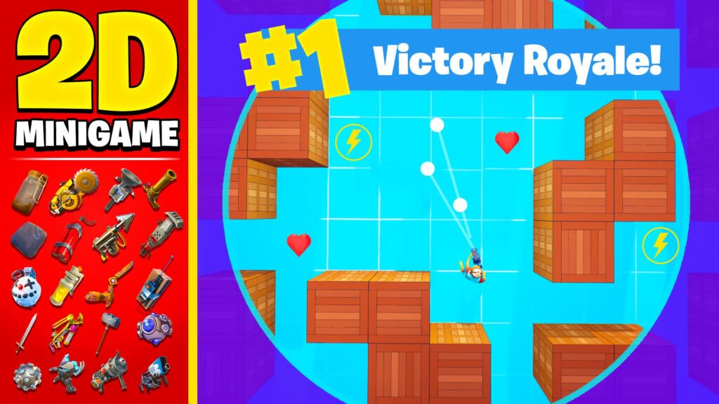 【注目の島】2D FORTNITE MINIGAME 🕹️