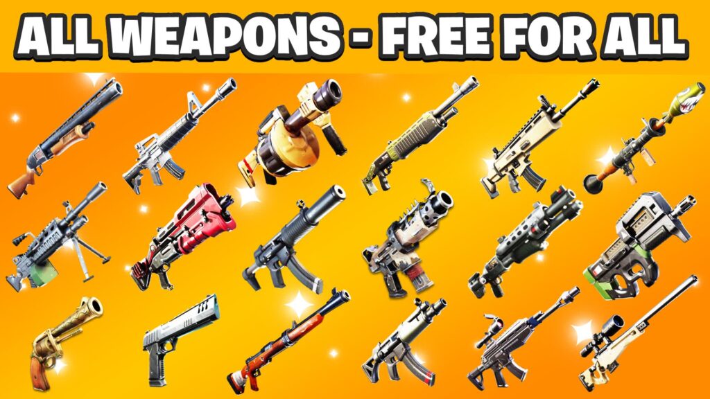 【注目の島】🌤️FREE FOR ALL - ALL WEAPONS & ITEMS🌤️