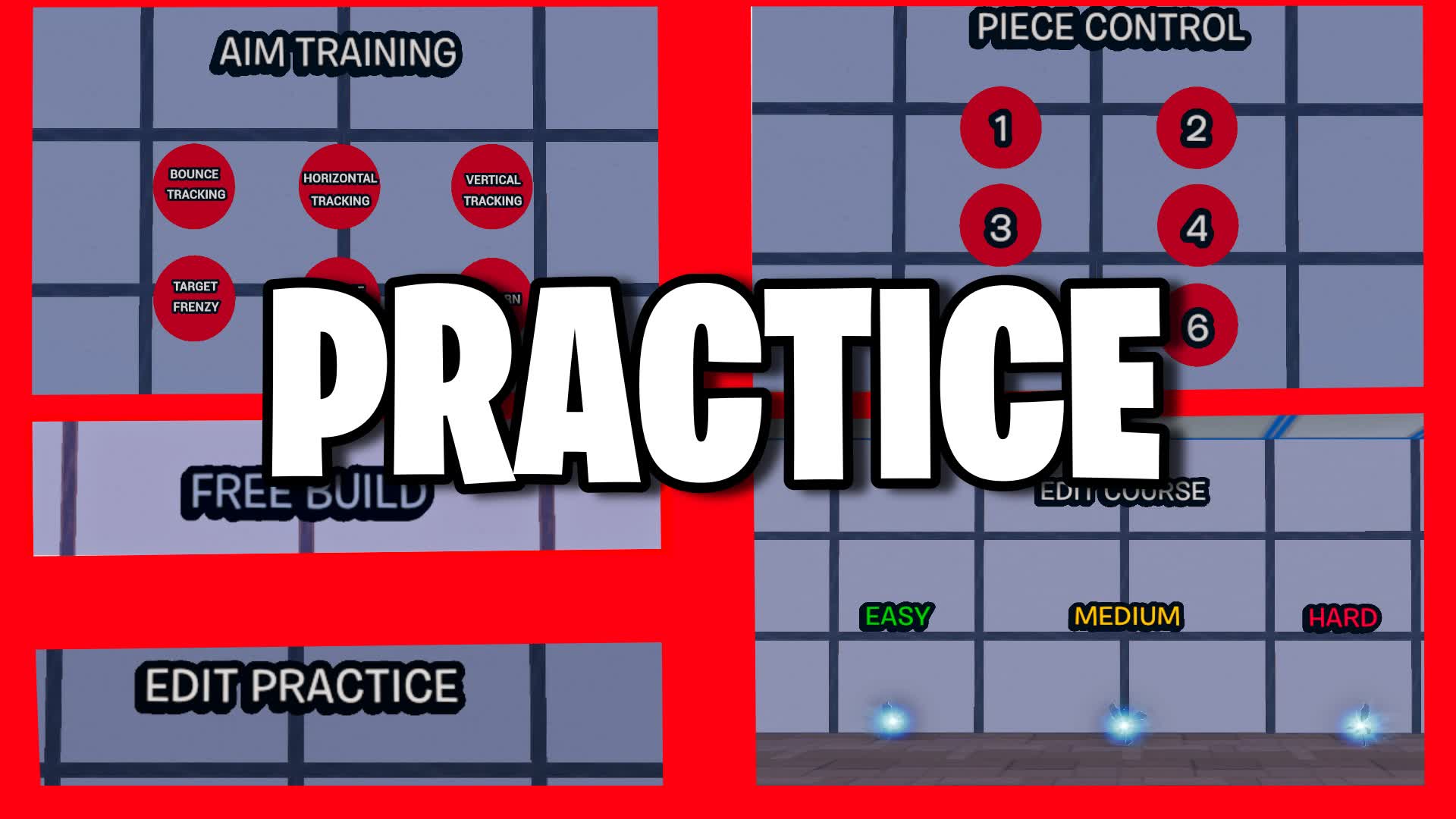 【注目の島】📝PRACTICE MAP📝🎯AIM🎯 🧩EDIT&BUILD🧩