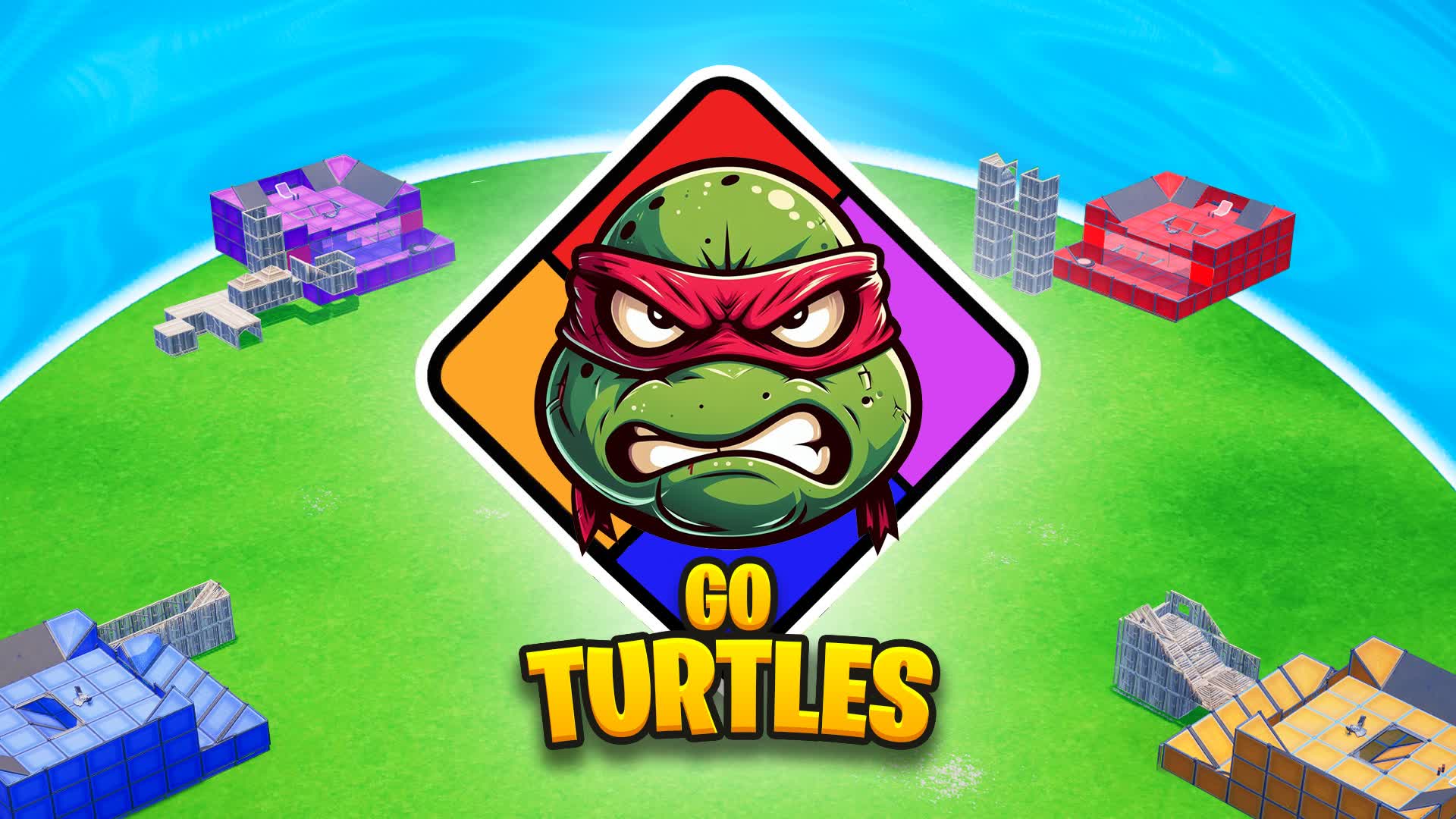 【注目の島】🐢 GO TURTLES! ZONE WARS 🌀