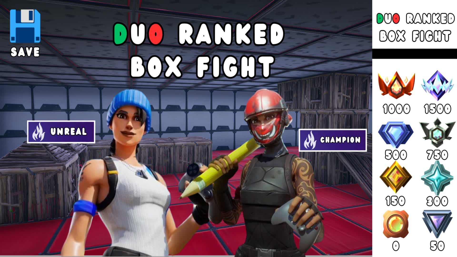 【注目の島】📦DUO RANKED BOXFIGHT🏆