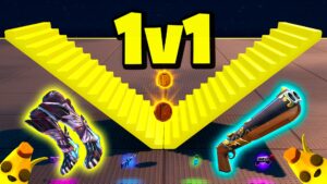 【注目の島】ALL GUNS PEELY 1v1 BUILD FIGHTS