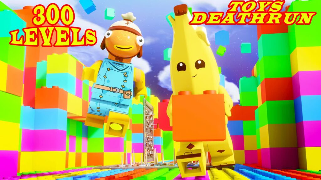 【注目の島】🧱300 Levels Toys DeathRun 🧱Easy⭐