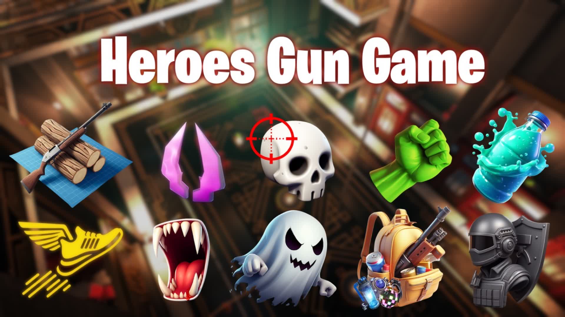 【注目の島】🦸 Heroes Gun Game 💥New Superpowers