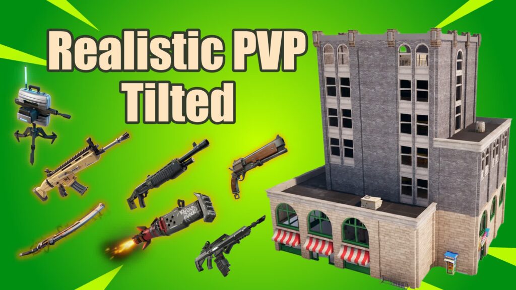 【注目の島】REALISTIC PVP - TILTED TOWERS