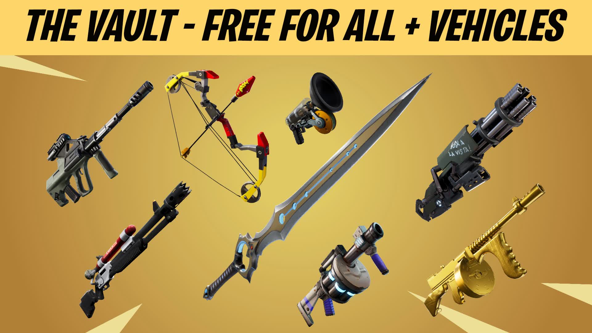 【注目の島】The Vault - Free For All + Vehicles