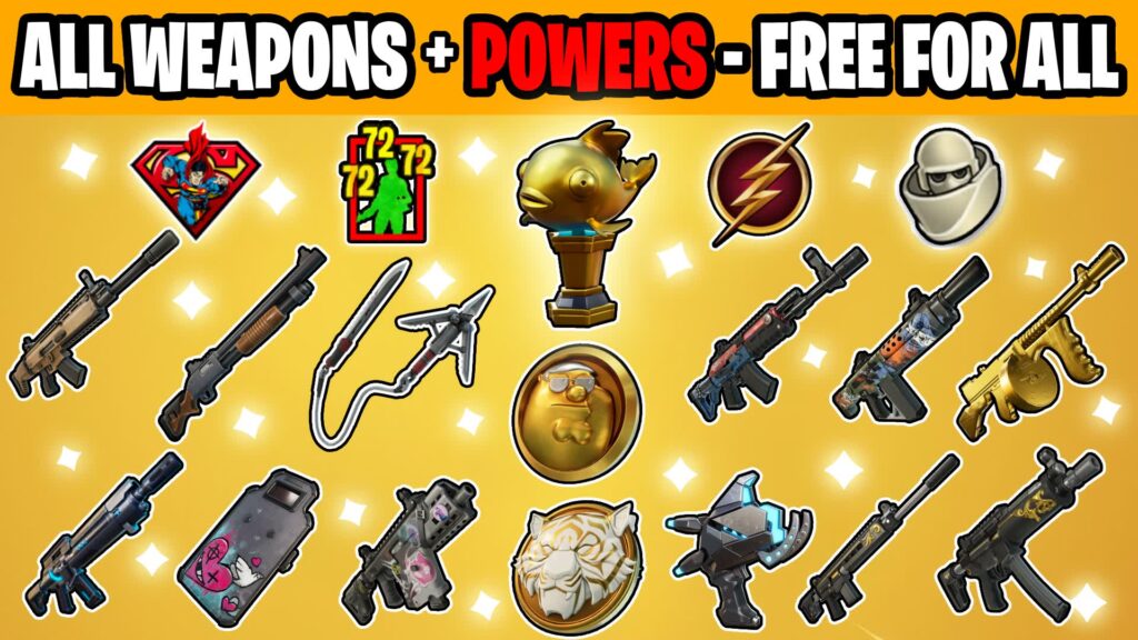 【注目の島】ALL WEAPONS - FREE FOR ALL