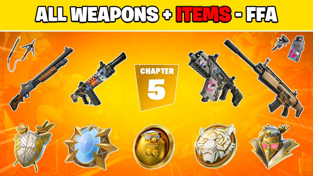 【注目の島】ALL WEAPONS + ITEMS - FFA 👑