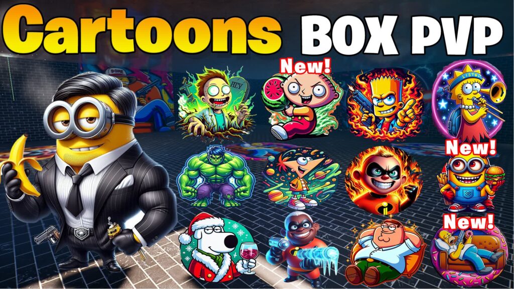 【注目の島】🍉CARTOONS BOX PVP📦