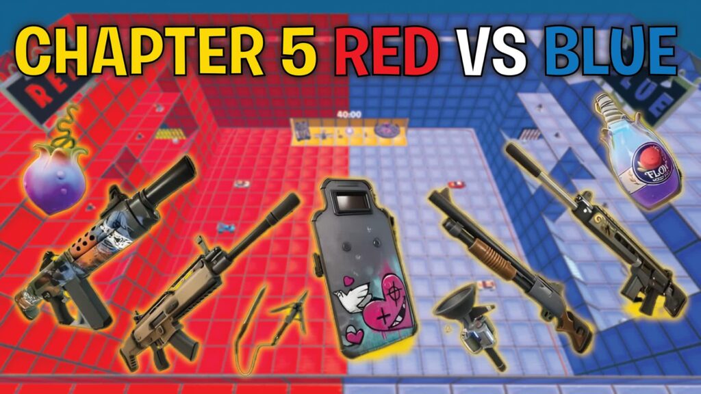 【注目の島】⭐ CHAPTER 5 ⭐ RED VS BLUE 🔴🔵