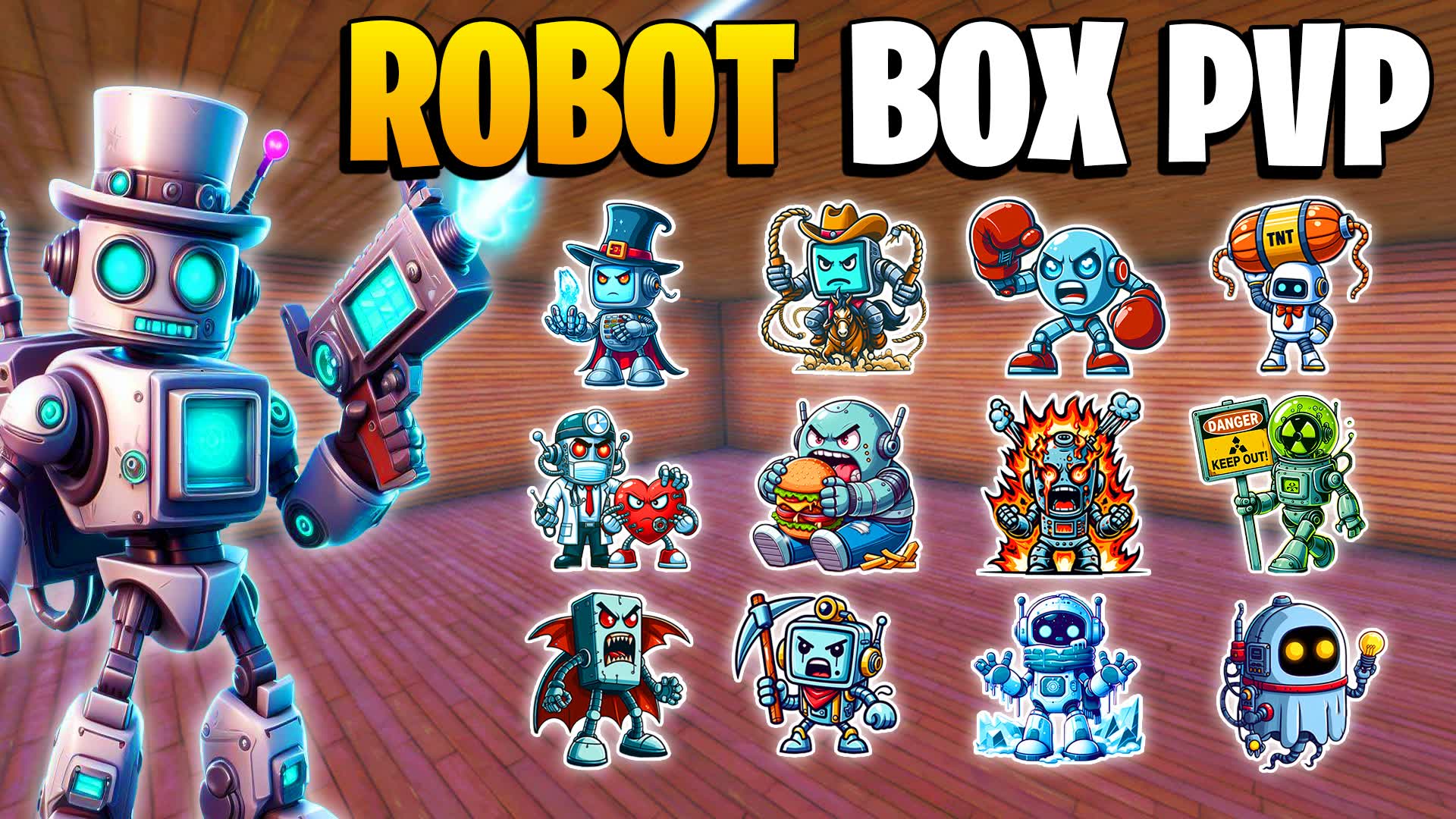 【注目の島】🤖 ROBOT BOX PVP 📦