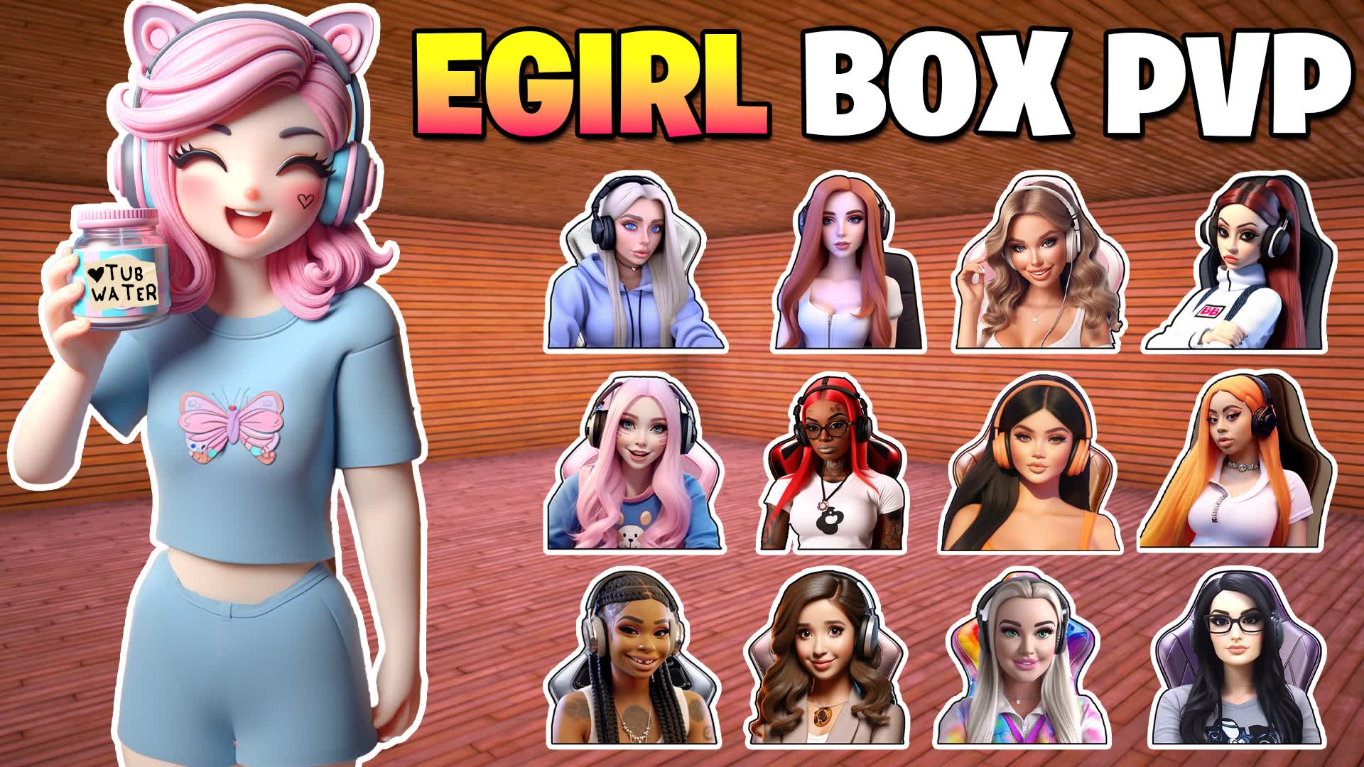 【注目の島】💕E GIRL BOX PVP📦