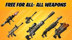 【注目の島】FREE FOR ALL-ALL WEAPONS & CARS