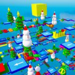 【注目の島】⭐100+ LEVEL WINTER OBBY PARKOUR 🌈