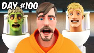 【注目の島】100 DAYS IN SKIBIDI TOILET🚽