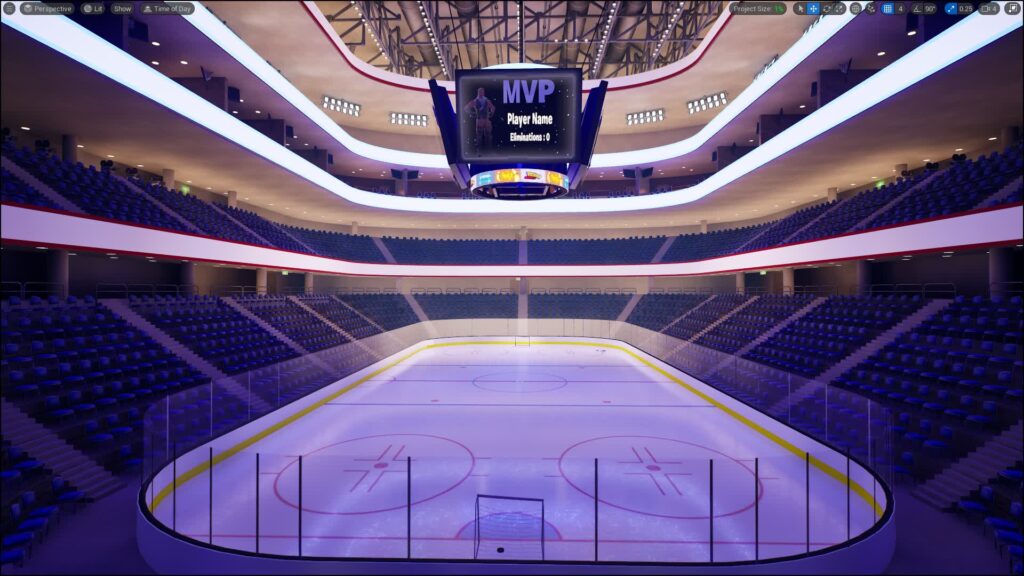 【注目の島】Ice Hockey Stadium - Gun Game 🏒