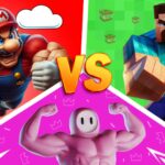 【注目の島】MINECRAFT VS MARIO VS FALLGUYS
