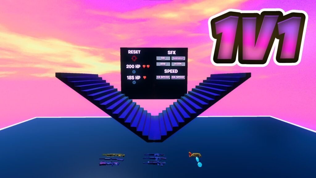 【注目の島】💕 1V1 BUILDFIGHTS 粉色的