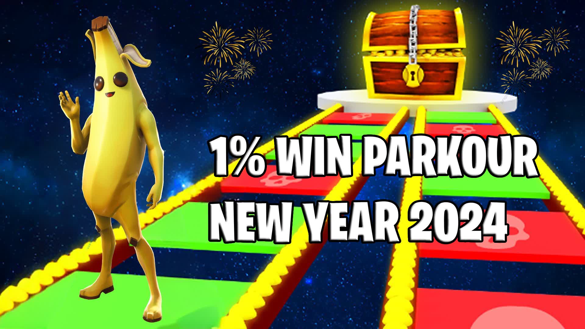 【注目の島】2024 NEW YEAR 1% WIN PARKOUR! 🚀