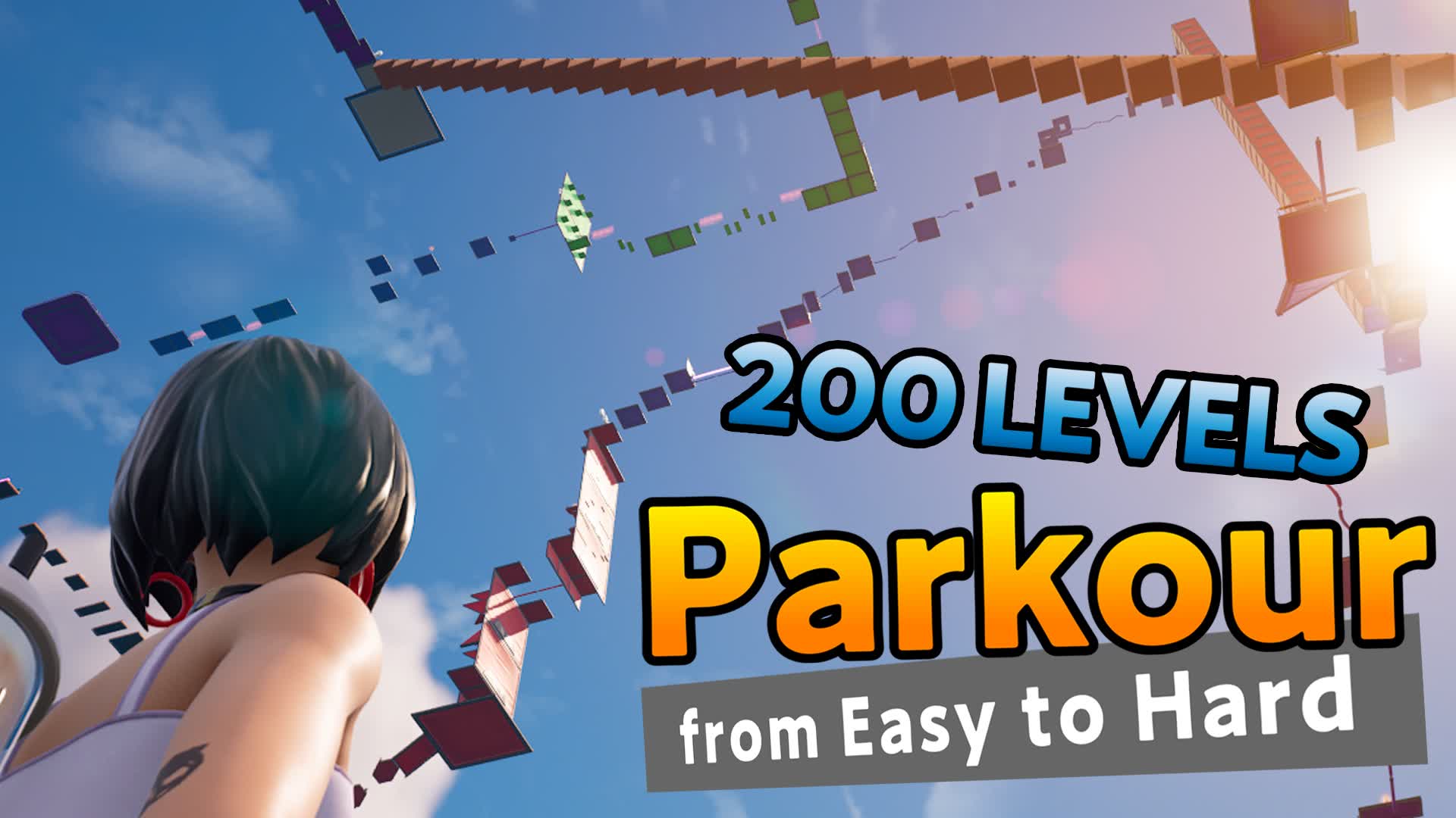 【注目の島】200 LEVELS PARKOUR FROM EASY TO HARD