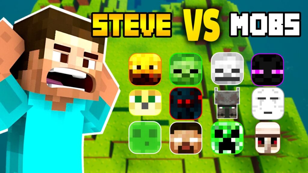 【注目の島】STEVE VS MOBS FFA