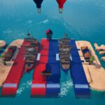 【注目の島】RED VS BLUE - SHIP WARS