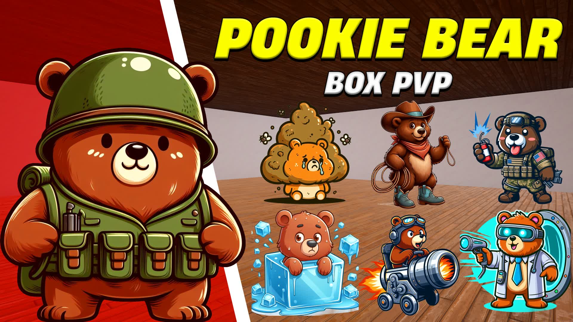 【注目の島】🧸POOKIE BEAR BOX PVP📦