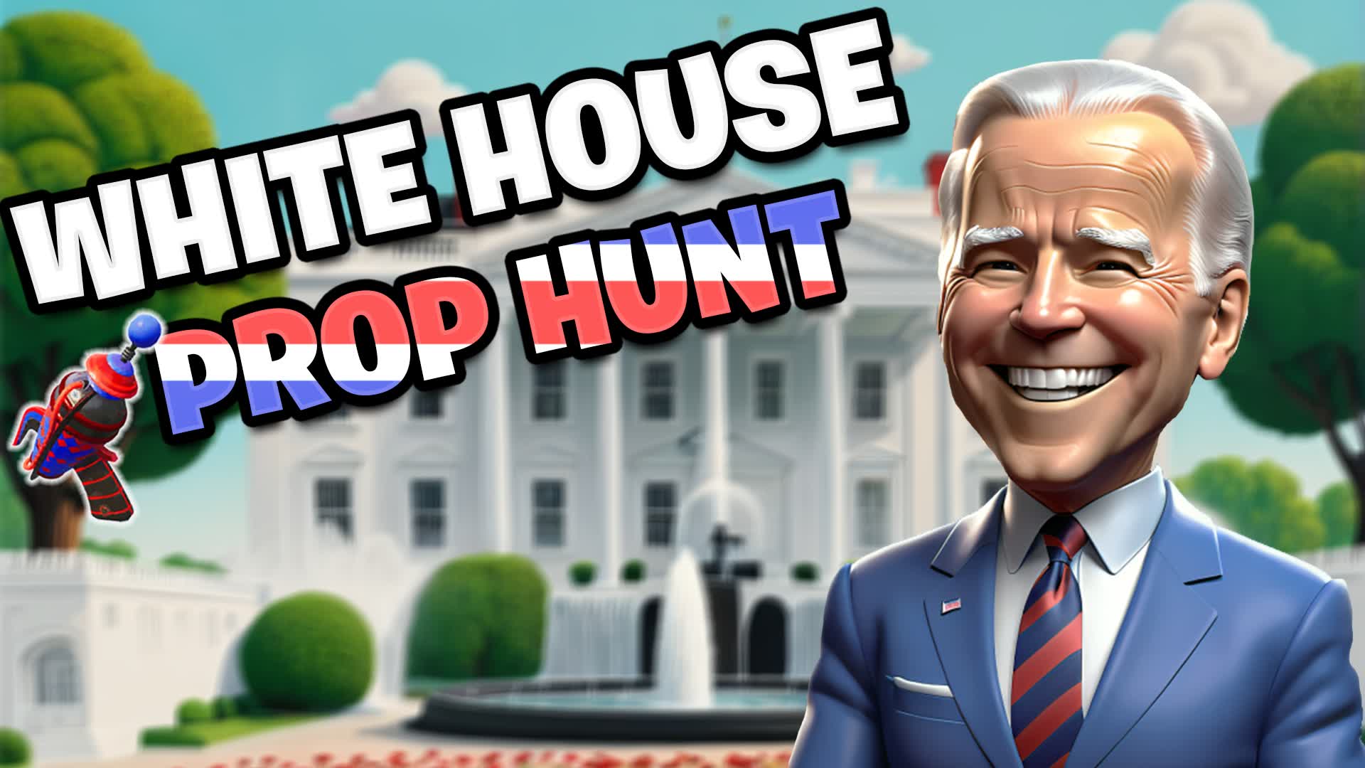 【注目の島】🏛️White House - Prop Hunt⭐🦅