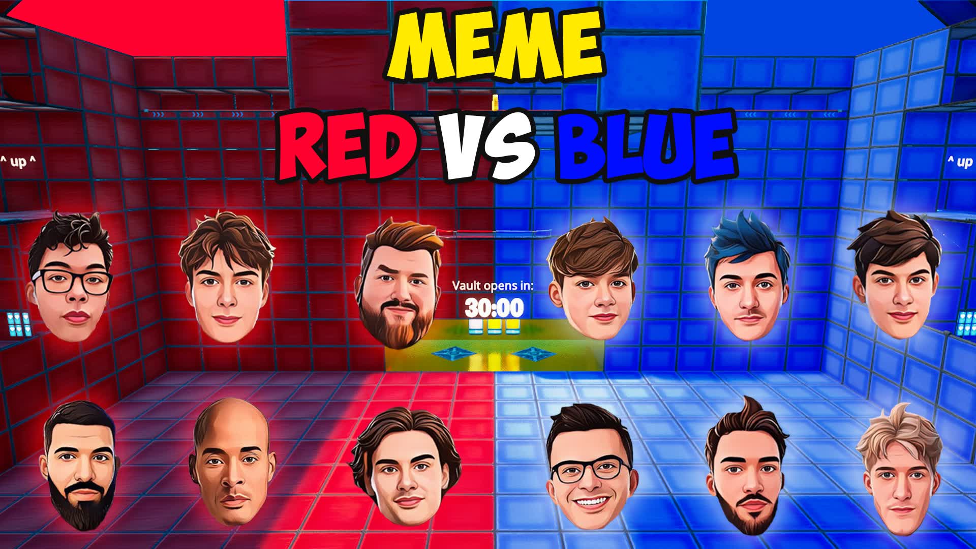 【注目の島】Meme Red vs Blue