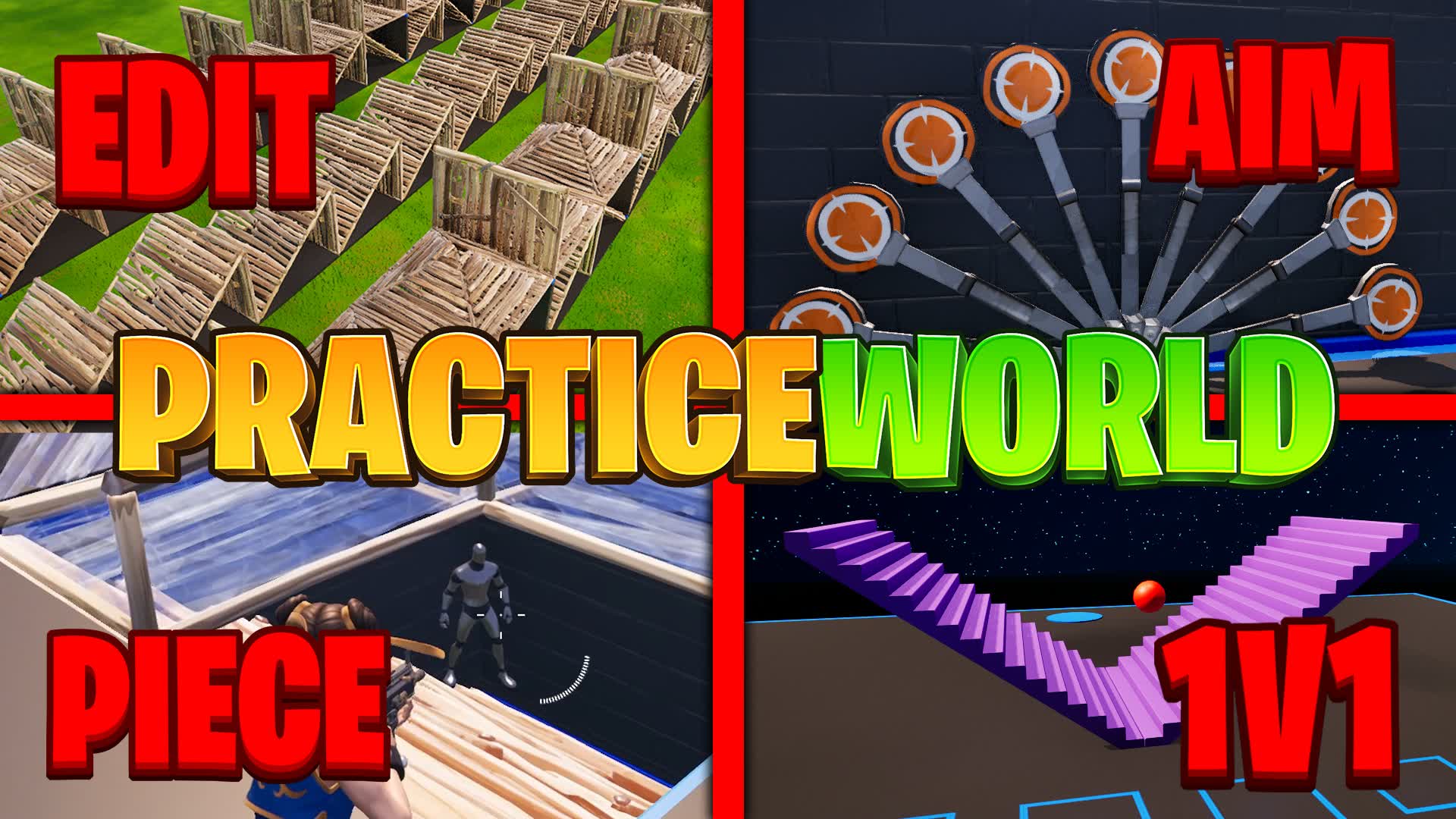 【注目の島】Practice World 🌎 Piece 🧩 Edit 📝 Aim🎯