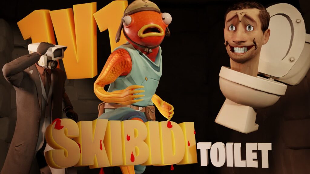 【注目の島】💥1V1 SKIBIDI TOILET 🚽