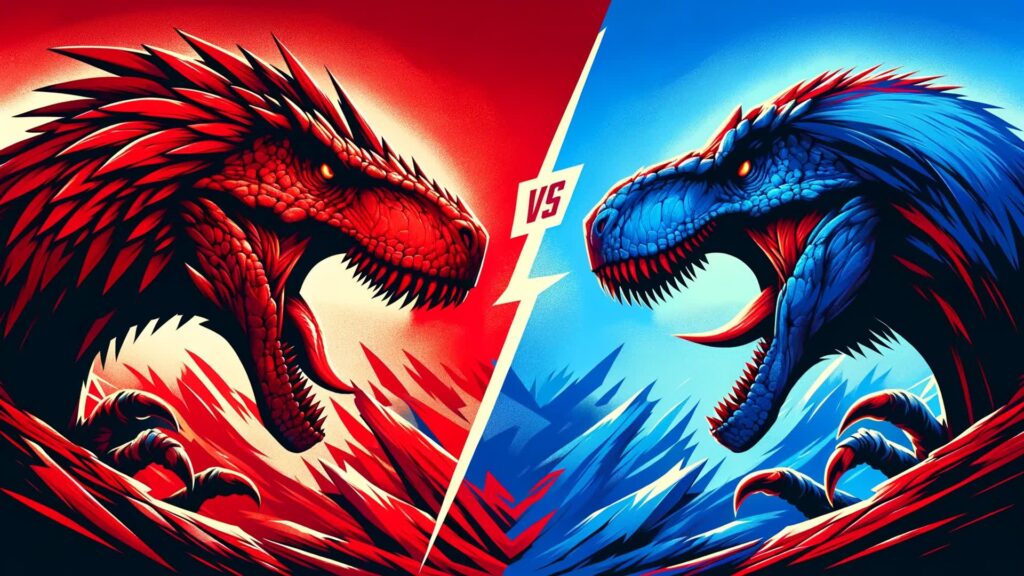 【注目の島】🦖DINOSAUR RED VS BLUE🔴🔵