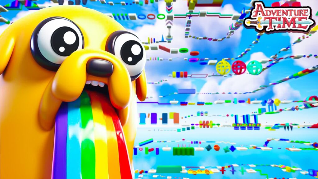 【注目の島】🌈 ADVENTURE TIME 500 LEVEL OBBY PARKOUR