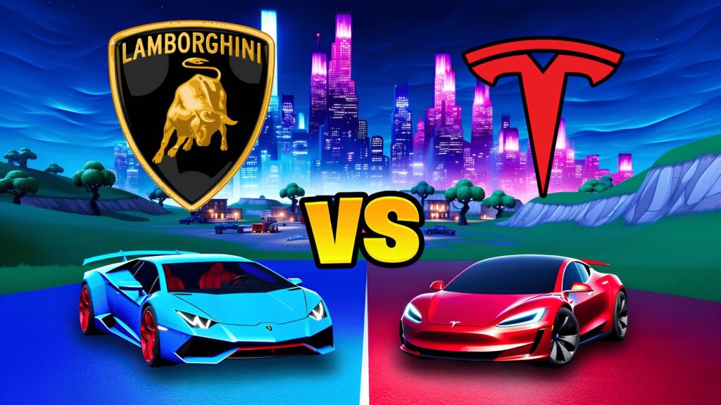 【注目の島】LAMBORGHINI VS TESLA🏎