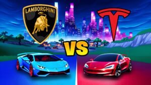 【注目の島】LAMBORGHINI VS TESLA🏎