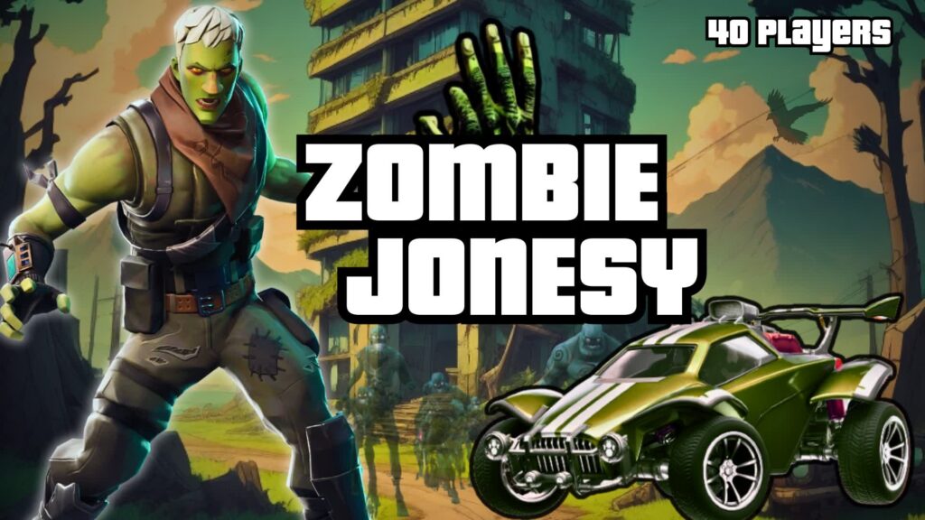 【注目の島】🧟‍♀️ ZOMBIE JONESY 🏎️ [40 PLAYERS]