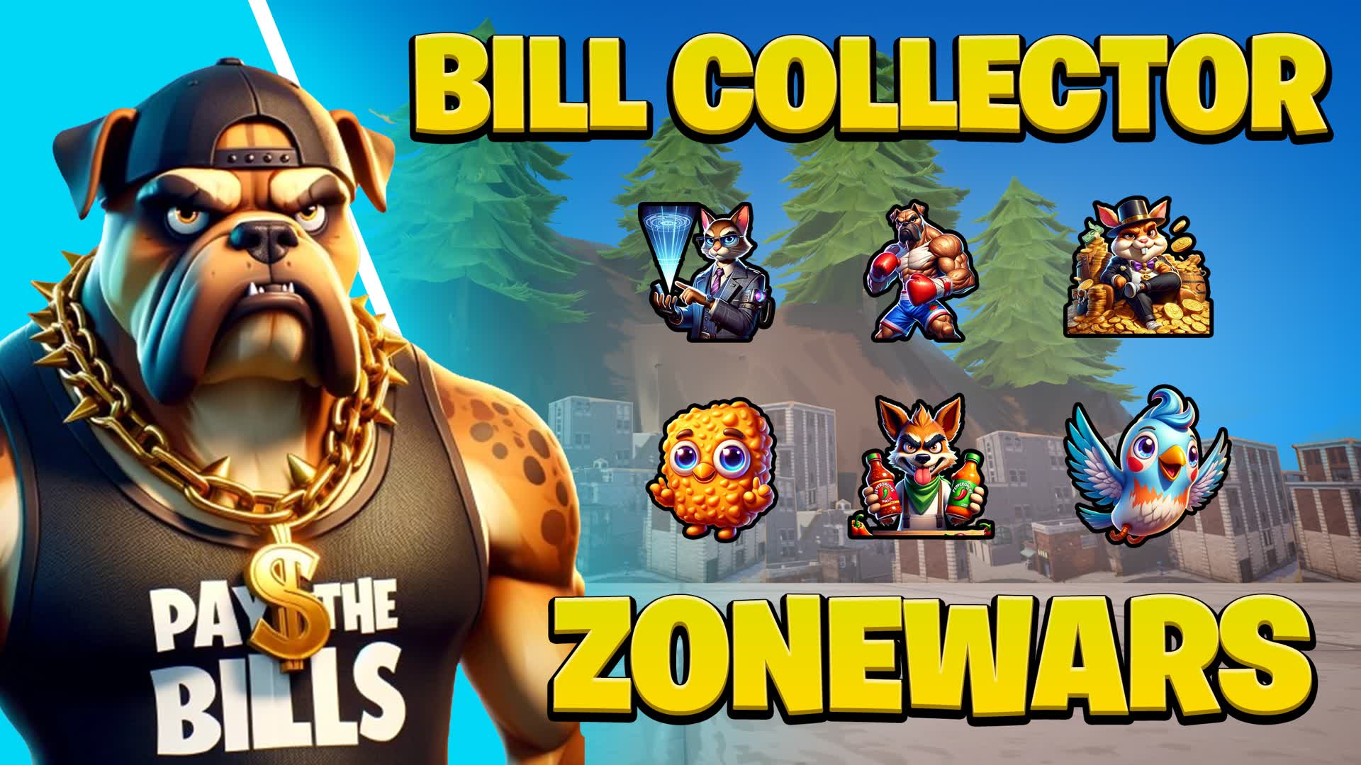 【注目の島】BILL COLLECTOR ZONEWARS💀😭