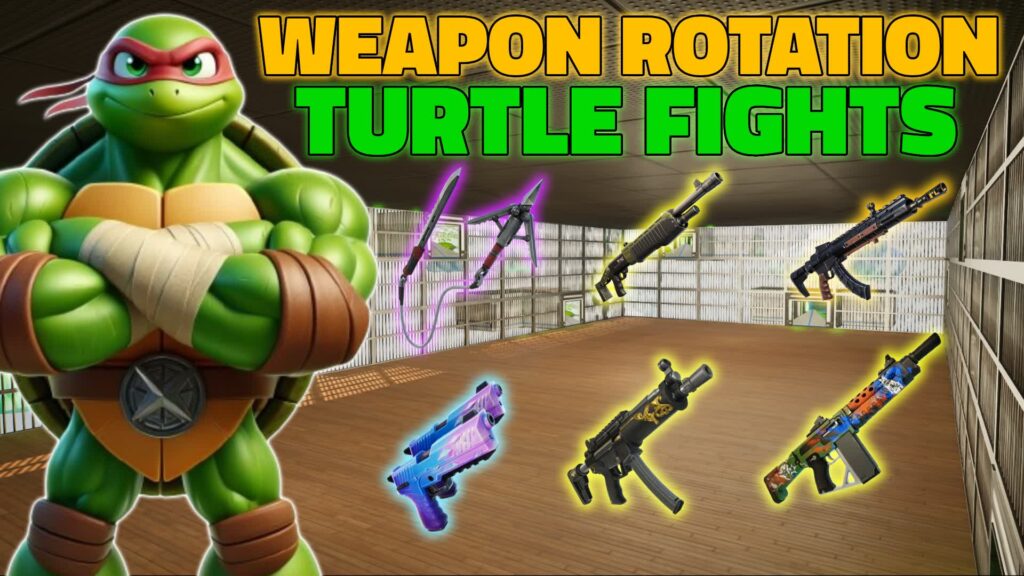 【注目の島】WEAPON ROTATION TURTLE FIGHTS