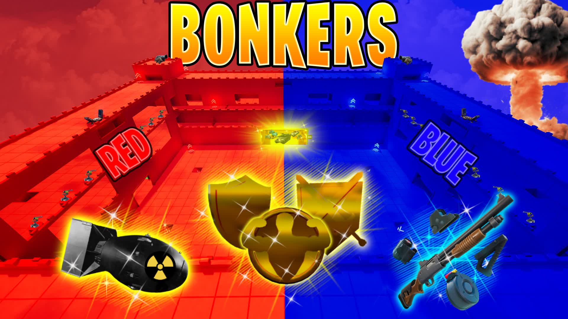 【注目の島】BONKERS RED VS BLUE 🔴🔵