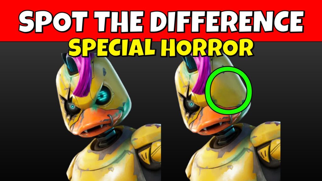 【注目の島】SPOT THE DIFFERENCE : SPECIAL HORROR