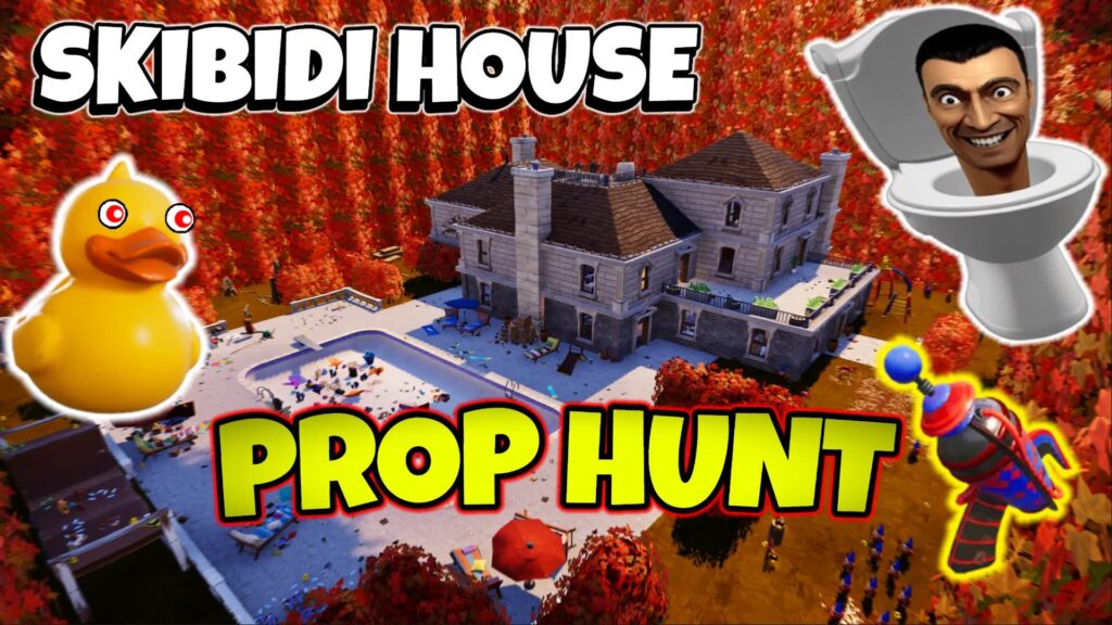 【注目の島】SKIBIDI HOUSE - PROP HUNT🏠