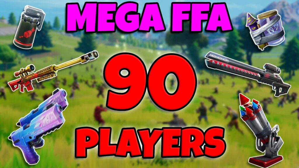 【注目の島】🔥MEGA FFA - ALL Weapons🔥