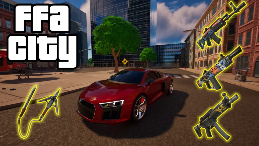 【注目の島】🏙️ FFA CITY - ALL WEAPONS