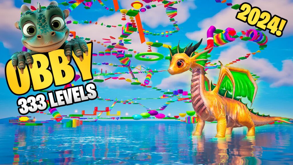 【注目の島】🐉 333 LEVEL DRAGON WORLD OBBY