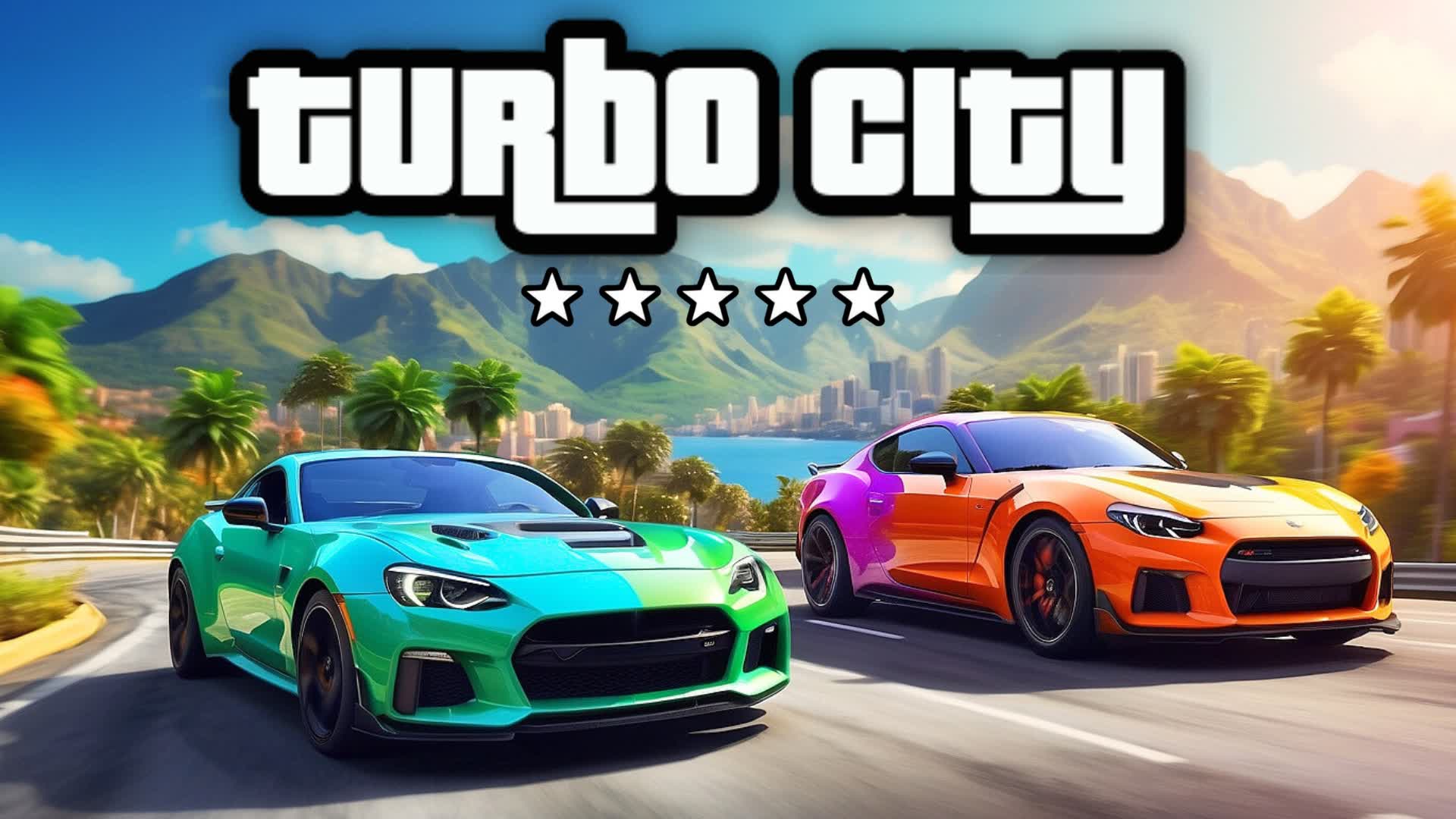 【注目の島】🚔Turbo City- All Weapons 💥