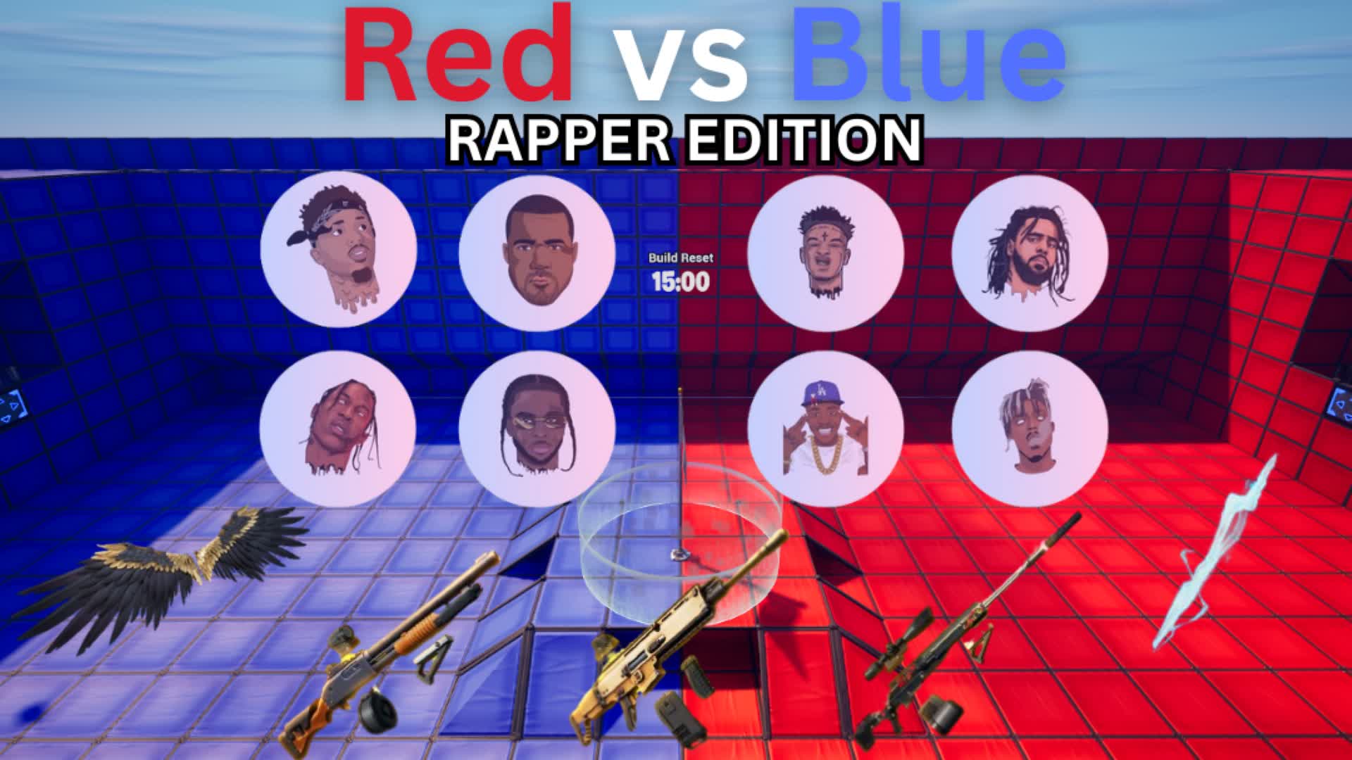 【注目の島】🌀 Rapper Red vs Blue 🌀
