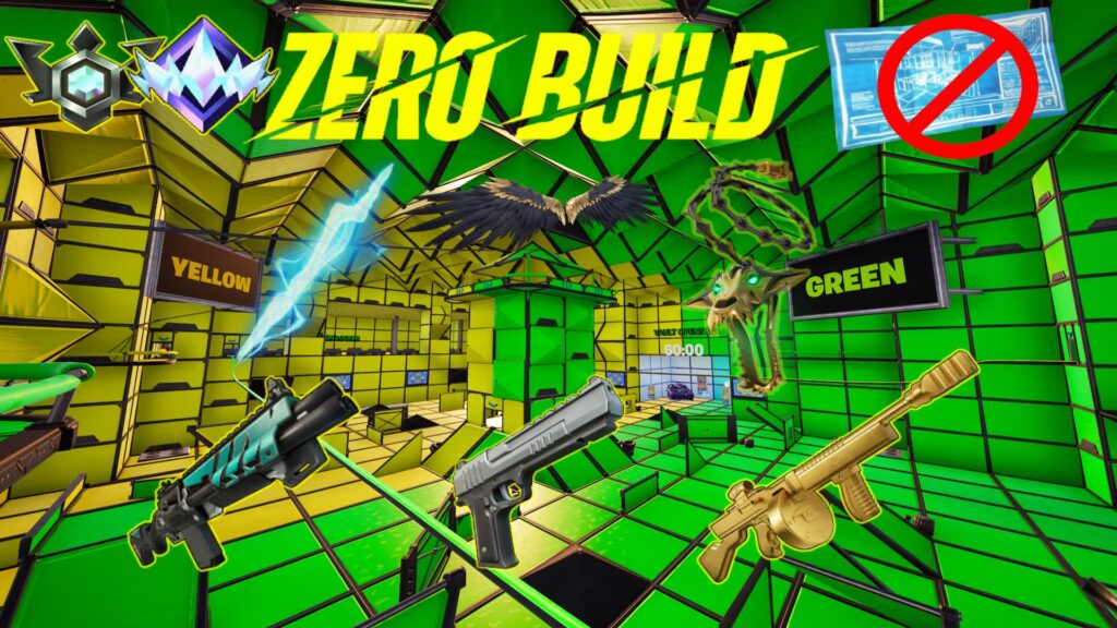 【注目の島】CRAZY 👽GREEN VS YELLOW🌟ZERO BUILD🚫