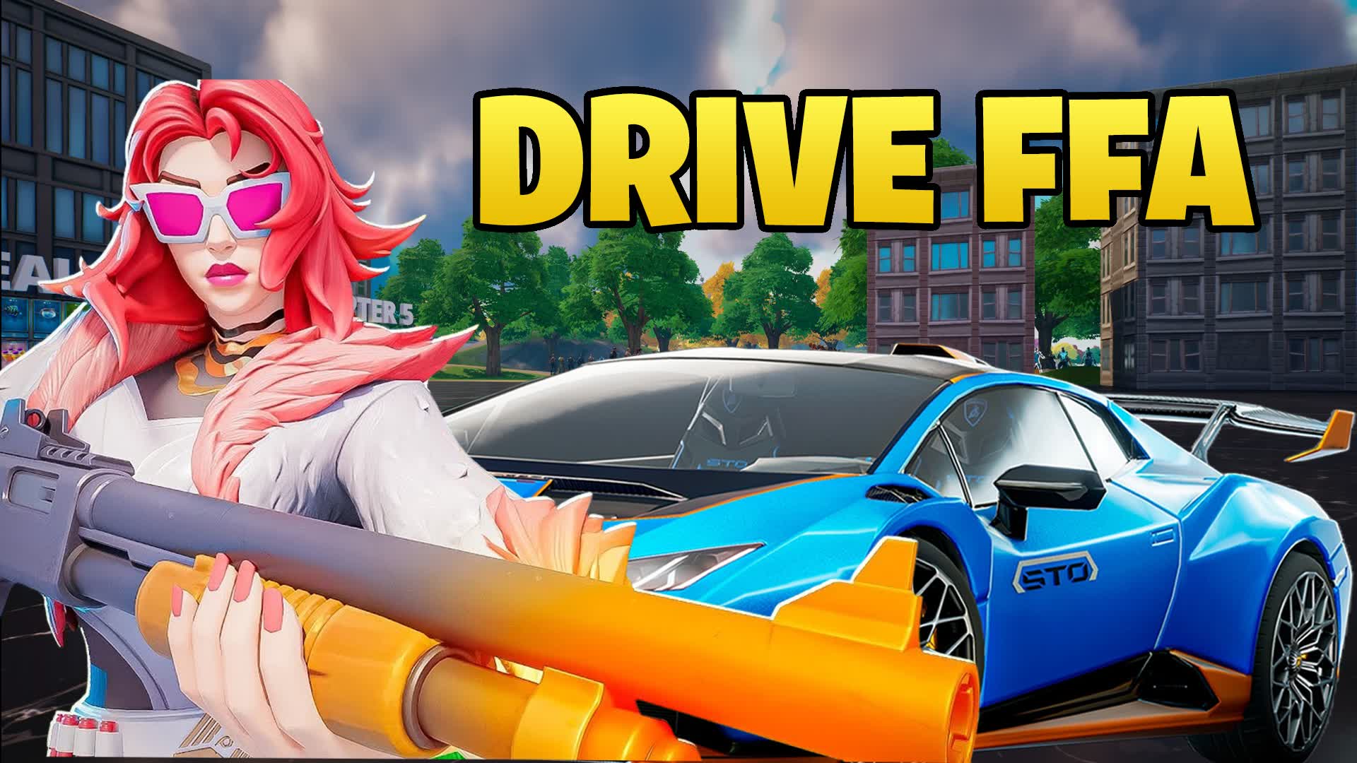 【注目の島】🚔DRIVE FFA - ALL WEAPONS💥